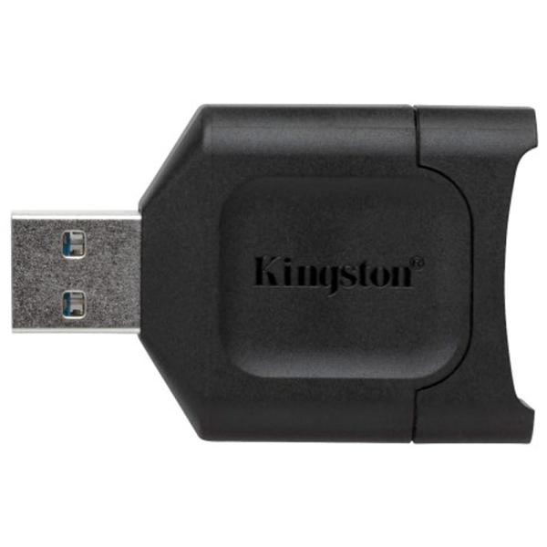 SDカードリーダー USB3.2 Gen1 Kingston キングストン SDXC UHS-I 170MB/s及びUHS-II 300MB/s対応 海外リテール MobileLitePlus MLP ◆メ