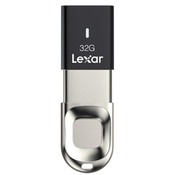 32GB 指紋認証USBメモリ USB3.0 LEXAR レキサー Fingerprint F35 指紋センサー セキュリティ機能 R:150MB/s 海外リテール LJDF35-32GBEU ◆メ