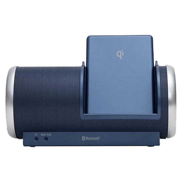 Bluetoothスピーカー ABS-215 防水 スマホワイヤレス充電 ANABAS 太知 スマホQi充電 大出力3.5W 防水性能IP54 充電式 ファントムブルー ABS-215(FB) ◆宅
