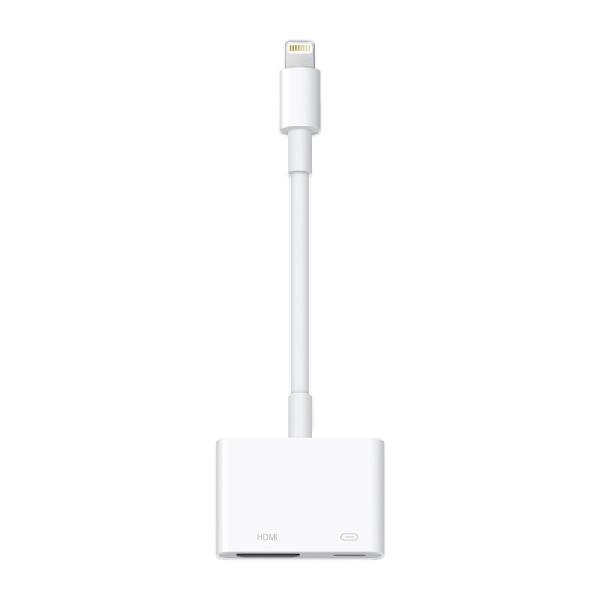 Apple Lightning - Digital AVA_v^ HDMIϊP[u iPhoneEiPad̉fTVɃ~[O i MD826AM/A  i摜