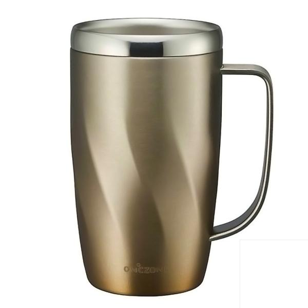 他サイト： ビアジョッキ ビール専科ジョッキ 450ml ON℃ZONE オンドゾーン DOSHISHA ドウシシャ 真空層+冷却剤 3層構造 ステンレス製 保冷専用 ゴールド OZFJ-450BGD ◆宅の商品画像