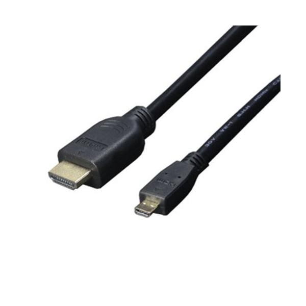 1.8m HDMI変換ケーブル 変換名人 ハイスピードHDMI ver1.4 HDMI→microHDMI (A - microHDMI) HDMI-MC18G2 ◆メ