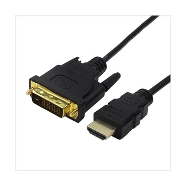 ◇ TFTEC 変換名人 DVI-D(24+1ピン) to HDMI変換ケーブル 1.8m 極細 金メッキケーブル DVHD-18GS ◆メ
