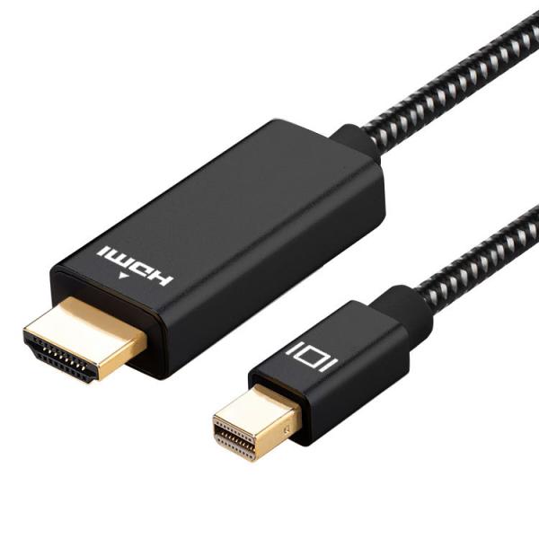 Mini DisplayPort to HDMI ϊP[u 1080p 2m miwakura a MiniDisplayPort - HDMI1.4-A xbV 200cm ubN MAV-MDTH1420 