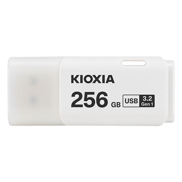 USBメモリ 256GB USB3.2 Gen1(USB3.0) KIOXIA キオクシア TransMemory U301 キャップ式 ホワイト 海外リテール LU301W256GC4 ◆メ