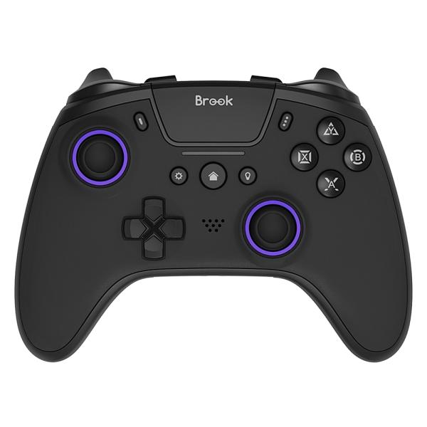 PS5用ゲーミングコントローラー Brook ブルック StarRay Bluetooth 有線 ホール効果センサースティック 背面ボタン トリガーストップ ブラック STARRAY ◆宅