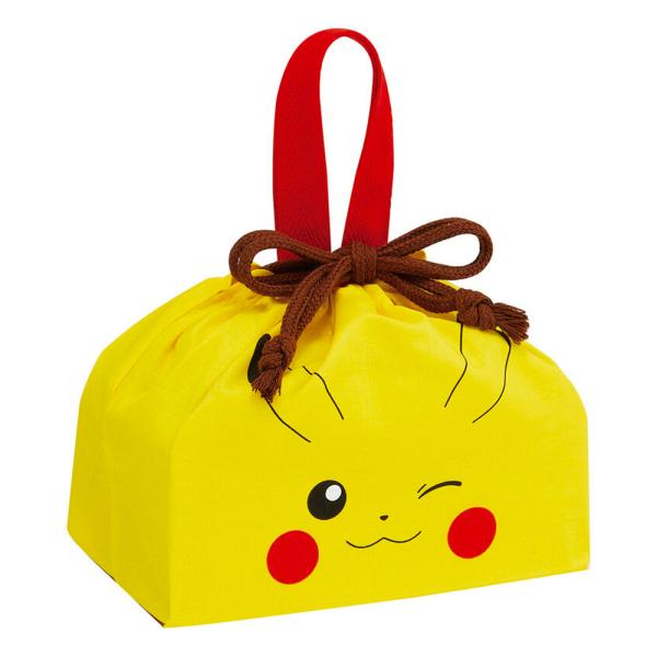 他サイト： ランチ巾着 お弁当巾着 お弁当袋 ピカチュウフェイス 23 ポケットモンスター SKATER スケーター 子供 こども キッズ サイズ290×165×マチ120mm 635007-KB7 ◆メの商品画像