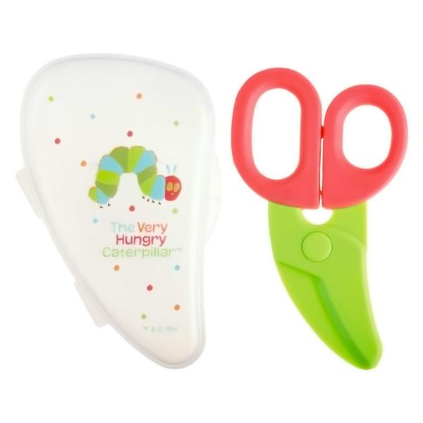 他サイト： 離乳食フードカッター はさみ はらぺこあおむし パステルフルーツ SKATER 可愛い かわいい プレゼント 子供 ベビー カーブ形状 ケース付き 637100-BFC1 ◆メの商品画像