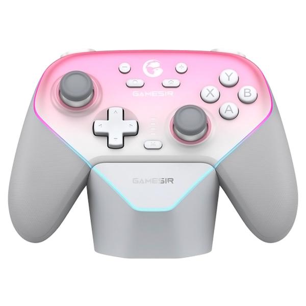 他サイト： ゲーミングコントローラー GameSir Super Nova Pink ワイヤレス 有線/無線 PC/Switch/Android/iPhone ABXYボタン 充電台付 ピンク GAMESIRSuperNovaPink ◆宅の商品画像