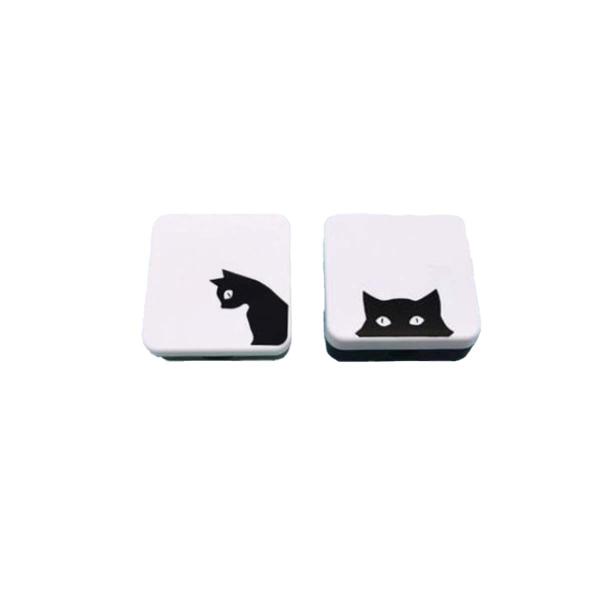黒猫コンタクトケース かわいい セット シンプル ねこ 猫 Fsshme くろねこらいふ 通販 Yahoo ショッピング