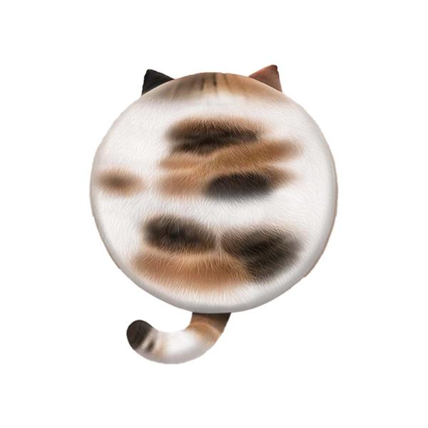 椅子用クッション ねこの後ろ姿チェアパッド 直径40cm 座布団 低反発 かわいい チェアクッション シートクッション 車 Fsshme くろねこらいふ 通販 Yahoo ショッピング