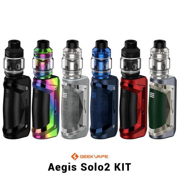 ●Geekvape(ギークベイプ)社の大人気商品「Aegisシリーズ」のニューモデル【Aegis Solo2 S100】(イージス ソロ2 S100)が登場！●18650バッテリー1本で駆動するテクニカルMOD「Aegis Solo2 MO...