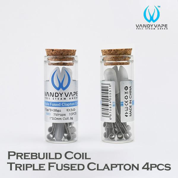 Vandyvape プレビルド クラプトンコイル 10個入り バンディーベイプ Vape プリメイド コイル Triple Fused Clapton Kylin M 電子タバコ専門店 Flavor Kitchen 通販 Yahoo ショッピング