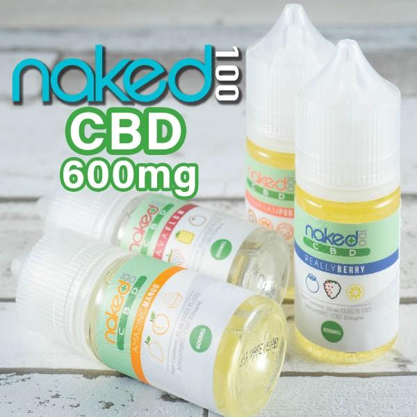 Naked 100 CBDリキッド 30ML CBD 600mg 電子タバコ vape リキッド 高