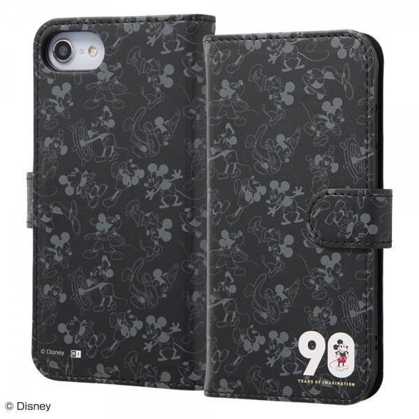 スマホケース Iphone 8 7 6s 6 ディズニーキャラクター 手帳型 マグネット ミッキー マウス 90周年デザイン スマホカバー Ing フレバー 通販 Yahoo ショッピング