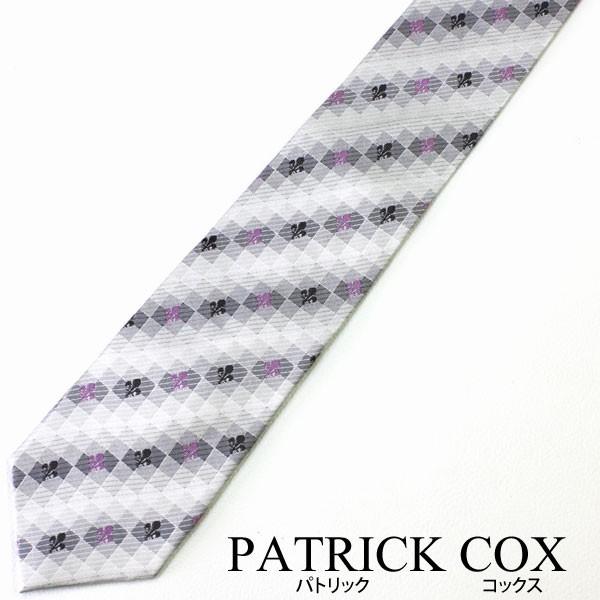 パトリックコックス ネクタイ ブランドネクタイ ビジネスネクタイ 誕生日 セール プレゼント ギフト Pc0 Silver フレバー 通販 Yahoo ショッピング