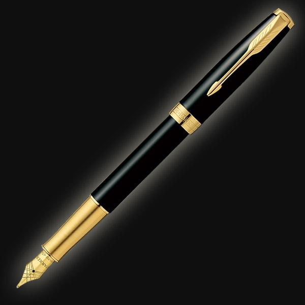 PARKER パーカー 万年筆 ソネット ラックブラックGT 細字 18金ペン先 Amazon | PARKER パーカー 万年筆 ソネット ラックブラックGT