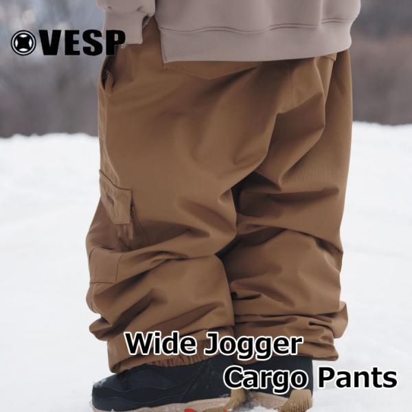 24-25 VESP SNOW WEAR  ベスプ スノー ウエアー パンツ  Wide Jogger Cargo Pants  VPMP1050   ship1 【返品種別OUTLET】