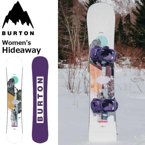 25-26 BURTON バートン スノーボード レディース Women's Hideaway Flat Top ハイドアウェイ Snowboard 【日本正規品】ship1【返品種別OUTLET】