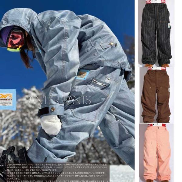 25-26 mountainrockstar MTN ROCK STAR SNOW WEAR  PLANBPROJECT 【PAINTER PANTS 】 ship1
