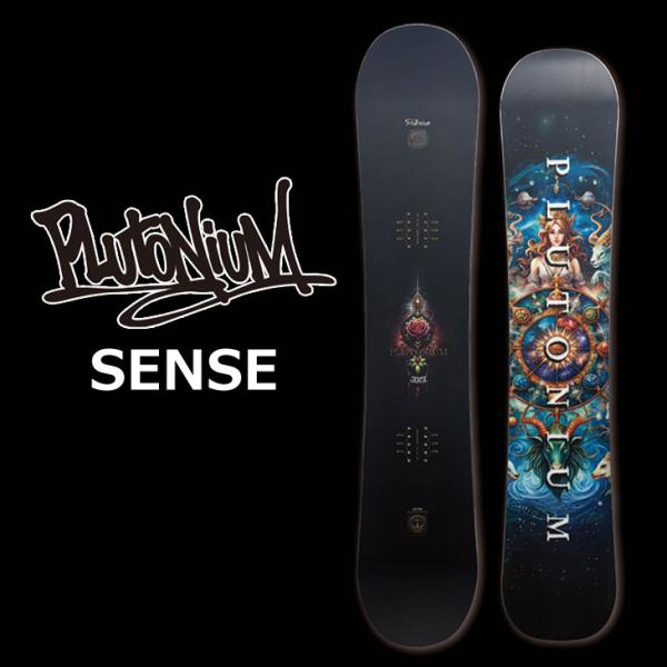 スノーボード　plutonium sense 154cm グラトリ板 26-27 PLUTONIUM プルトニウム スノーボード 板 グラトリ【SENSE