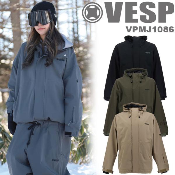 26-27 VESP べスプ スノボ ウェアー メンズ レディース  VPMJ1086 Hoody Work Jacket ジャケット  予約販売品 11月入荷予定 ship1