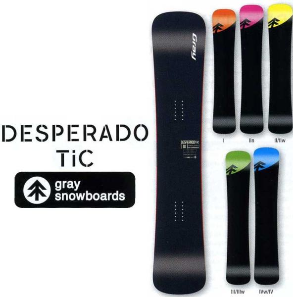 Gray DESPERADO type-R Ⅳ wideスノーボード GRAY デスペラードtype-R Ⅳ ワイド 板のみ