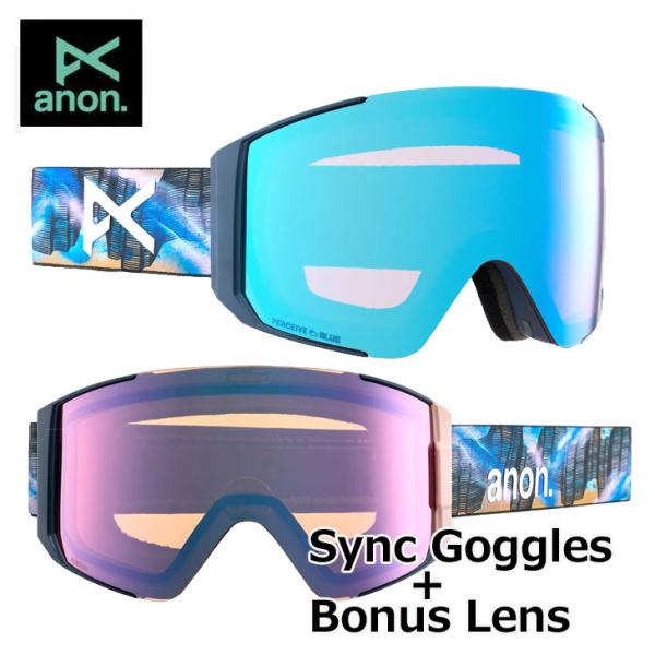 anon アノン　ゴーグル　新品スペアレンズ付き BURTON 23-24 anon アノン ゴーグル M4 Goggles Low Bridge Fit