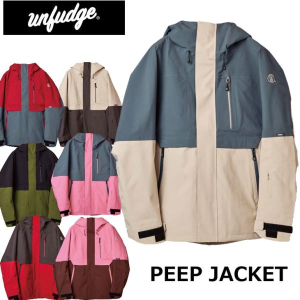 24-25 unfudge snow wear ウエアー PEEP JACKET ピープ ジャケット