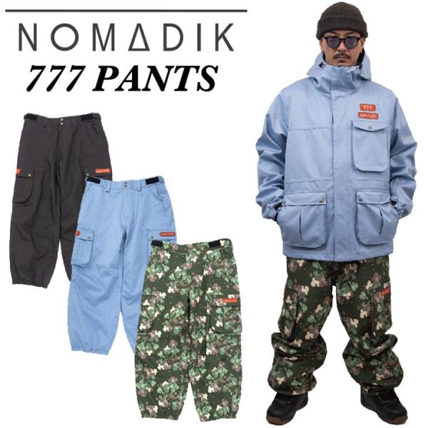 25-26 NOMADIK ノマディック スノボ ウェアー 777 PANTS パンツ 國母