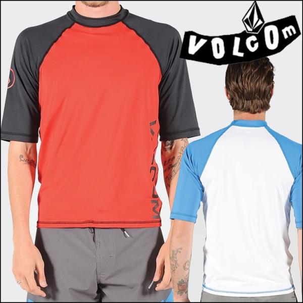 VOLCOM �{���R�� �����Y �T�[�t���b�V���K�[�h ���� /Colorblock S/S//������/�����b�N�XFit�y�ԕi���SALE�z