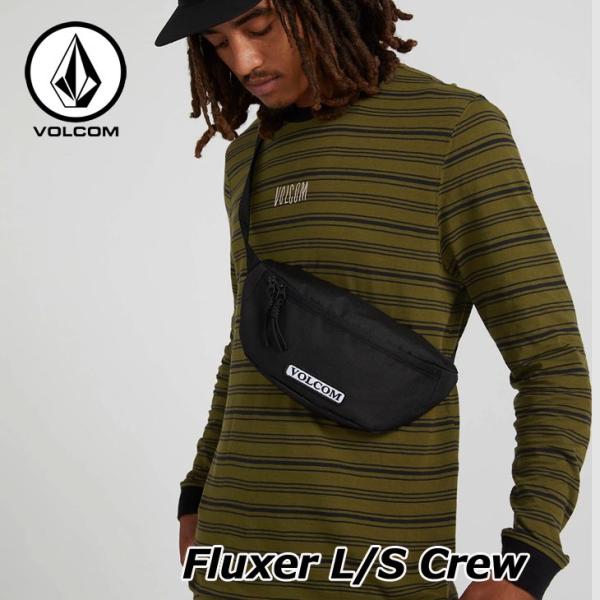 �{���R�� VOLCOM �����Y �����s ���� �N���[ Fluxer L/S Crew  A0341902  �y�ԕi���OUTLET�z