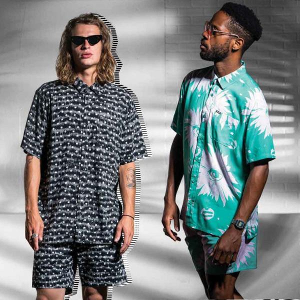 VOLCOM（ボルコム） シャツ Mag Sketch S/S メンズ 半袖 A0421903