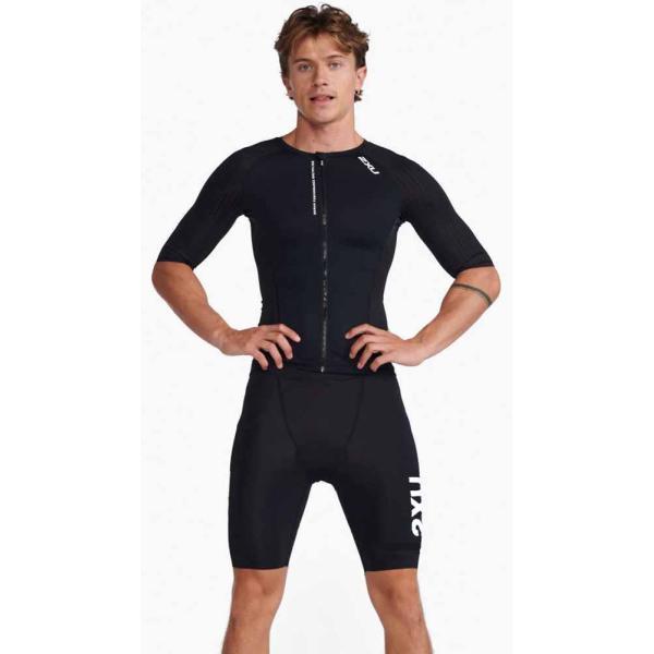 2XU エアロ スリーブド トライトップ + エアロ トライショーツ 上下セット Aero Sleeved Tri Top & Shorts トライアスロンウエア
