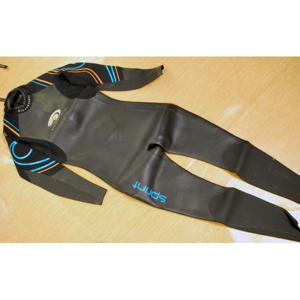中古 トライアスロン ウエットスーツ ブルセブンティ SPRINT S サイズ 旧レンタル品 交換キャンセル不可