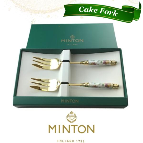 MINTON ミントン ケーキフォーク ゴールド 2本セット MINTON ミントン ケーキフォーク ゴールド 2本セット