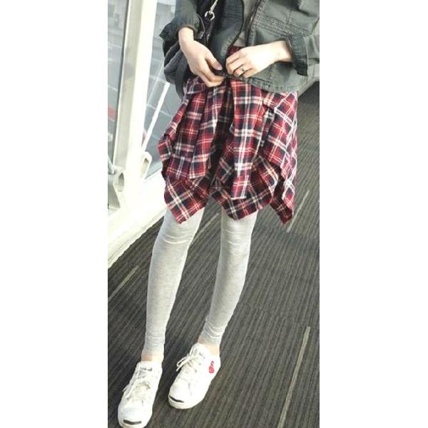 レギンス スカッツ 腰巻き風 シャツ 巻き風 スカート 付き チェック ダンス レッスン Buyee 日本代购平台 产品购物网站大全 Buyee一站式代购 Bot Online