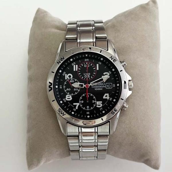 SEIKO 海外モデル 7T92-0DX0 クロノグラフ 稼動品 美品 美品】セイコー クロノグラフ クォーツ【7T92-0DX0】【稼働品