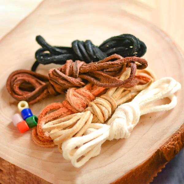 【新品】革紐(白 , 黒 , 赤茶 , 焦茶 , サドル) / Goro's ゴローズ