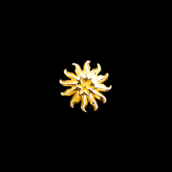【新品】K18 Sun Earring / La Key ラキー K18太陽ピアス