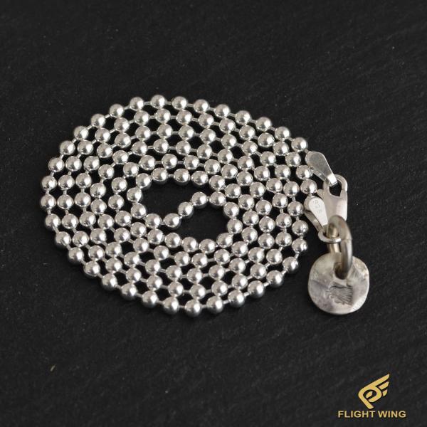 【新品】3mm 60cm Silver Ball Chain / Stop Light ストップライト シルバーボールチェーン