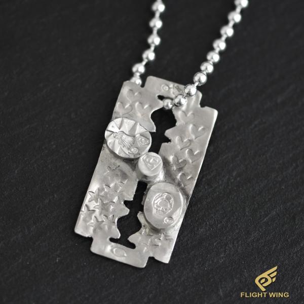 【新品】SV Kamisori Top and 3mm 50cm Silver Ball Chain / Stop Light ストップライト カミソリトップ チェーンセット