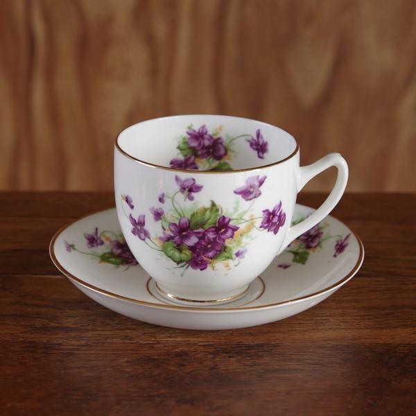 イギリス アンティーク食器 Duchess ダッチェス すみれ花柄 コーヒーカップ ソーサー 1 4 Duchess Violets Cup Saucer 1to4 Flohmarkt フローマルクト 通販 Yahoo ショッピング