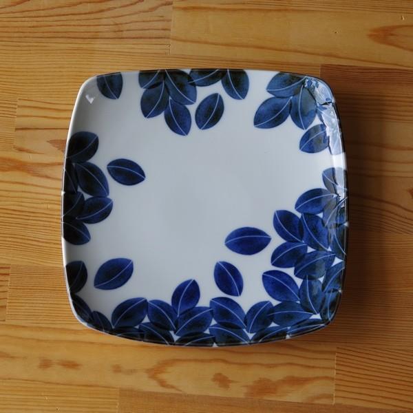 白山陶器 木の間（このま） 反角多用皿 21cm スクエアプレート 和