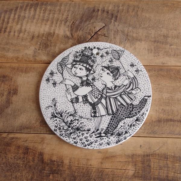 ニモーレ デンマーク製 マンスリープレート 8月 August Bye Bye 壁掛け 飾り皿 Nymolle Denmark Bjorn Wiilnblad 2314 08 Nymolle Monthly Wall Plate 2314 08 Flohmarkt フローマルクト 通販 Yahoo ショッピング