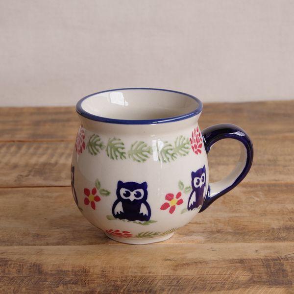 ポーリッシュポタリー ポーランド 食器 マグカップ みみずく