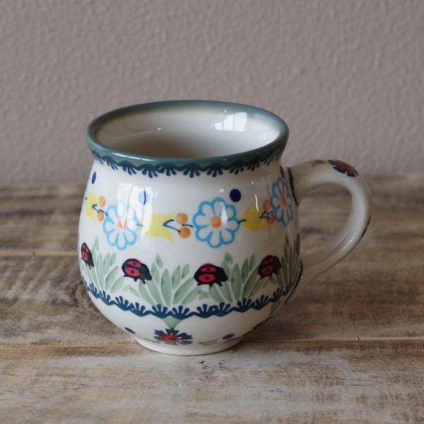 ポーランド食器 ポーリッシュポタリー マグカップ 0ml てんとう虫 花柄 K67 If45 Poland K67 If45 Mug Ladybird Flohmarkt フローマルクト 通販 Yahoo ショッピング