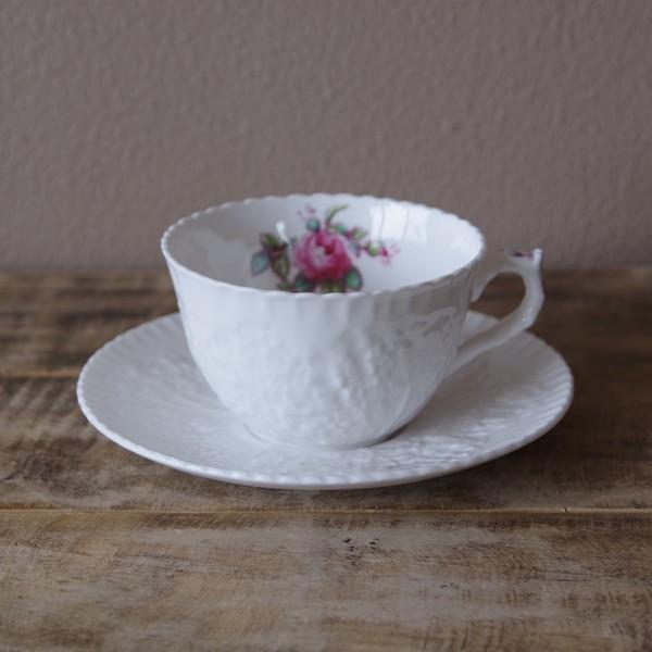 イギリス製 アンティーク 食器 スポード ブライダルローズ ピンク 薔薇 花柄 ティーカップ ソーサー 0722 4 Spode Bridal Rose Teacup Saucer 0722 4 Flohmarkt フローマルクト 通販 Yahoo ショッピング