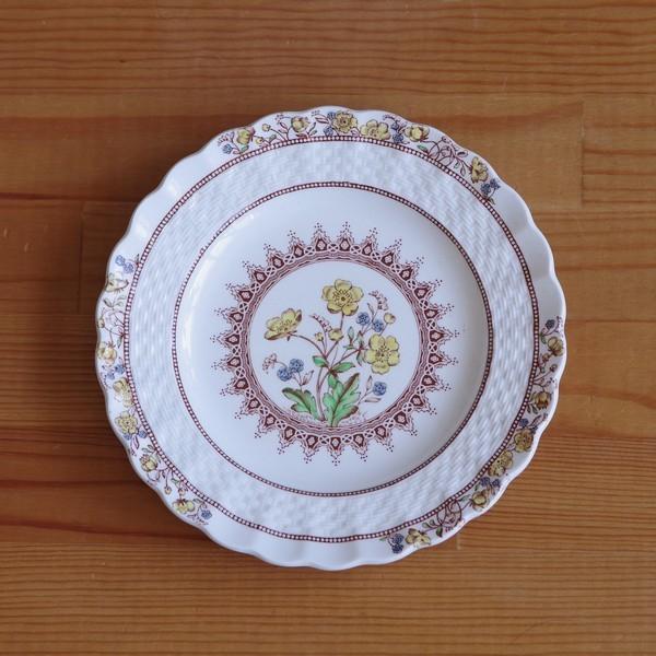 イギリス アンティーク 食器 陶器 スポード バターカップ キンポウゲ 花柄 デザートプレート ケーキ皿 17cm 2 Spode Buttercup Plate 17cm 2 Flohmarkt フローマルクト 通販 Yahoo ショッピング