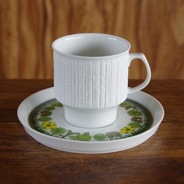 ドイツ製ビンテージ食器 Thomas トーマス コーヒーカップ ソーサー Arcta グリーン花柄 1 Thomas Arcta Green Floral Coffeecup Saucer 1 Flohmarkt フローマルクト 通販 Yahoo ショッピング